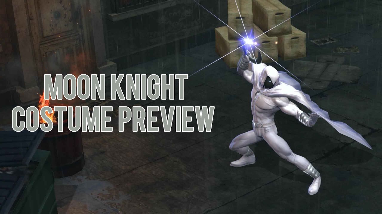 Moon Knight Costume Preview - Marvel Heroes Omega (PC/PS4/XBOX)
