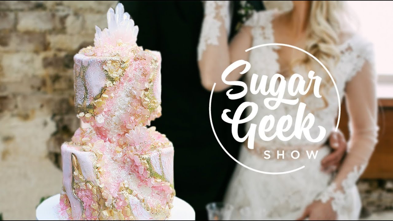 Mini Crystal Kintsugi Cake | Sugar Geek Show