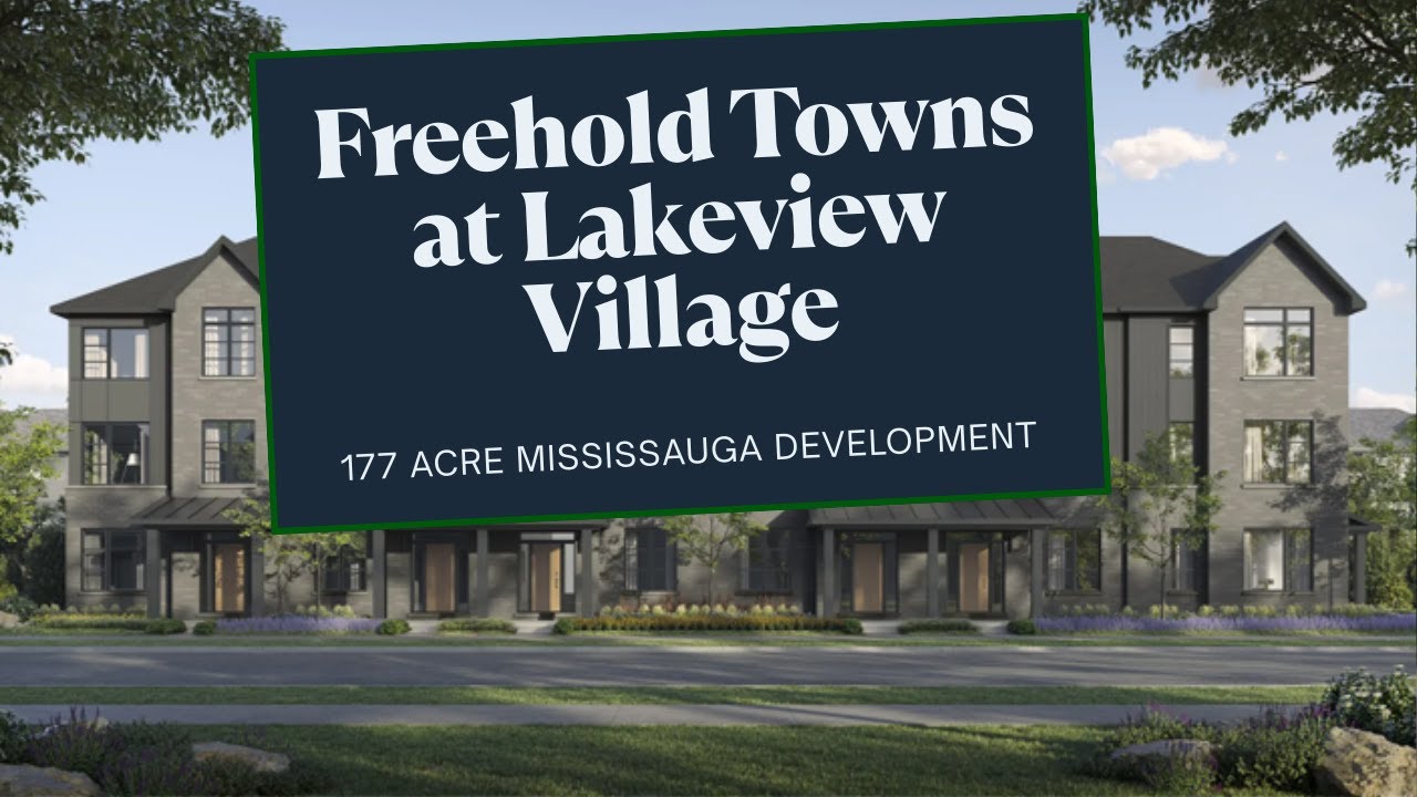 Exciting New Lakeshore Mississauga Townhomes | GST/HST Refund + 173-Acre Mega Development!