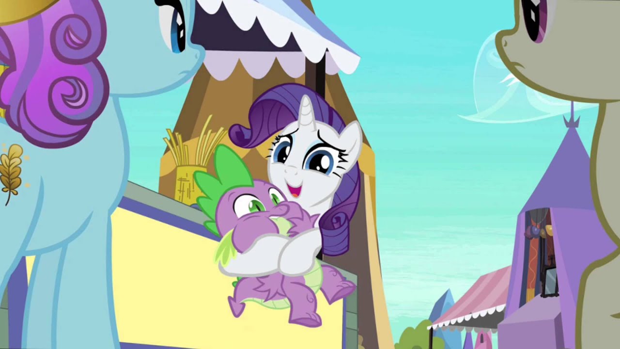 MLP Spike x Rarity Kiss the Girl