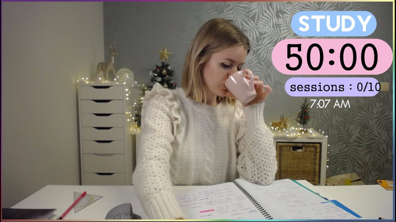 Study With Me *10 HOURS* (with talking during breaks)