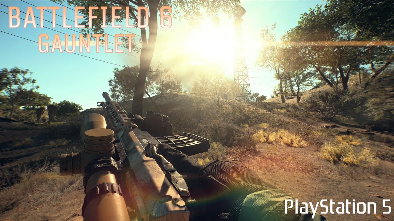 Игровой процесс SVDM в BATTLEFIELD 6 GAUNTLET (без комментариев).