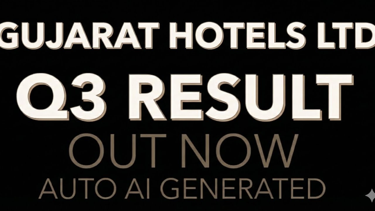 Gujarat Hotels Ltd Q3 RESULT OUT NOW 