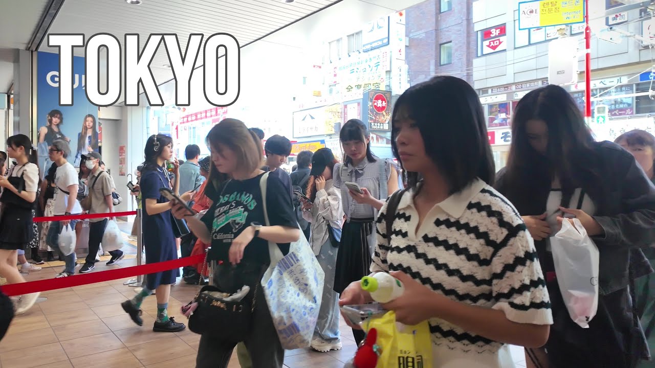 4k 新大久保,新宿の週末 | Tokyo, Walking in Shin-Okubo ｜