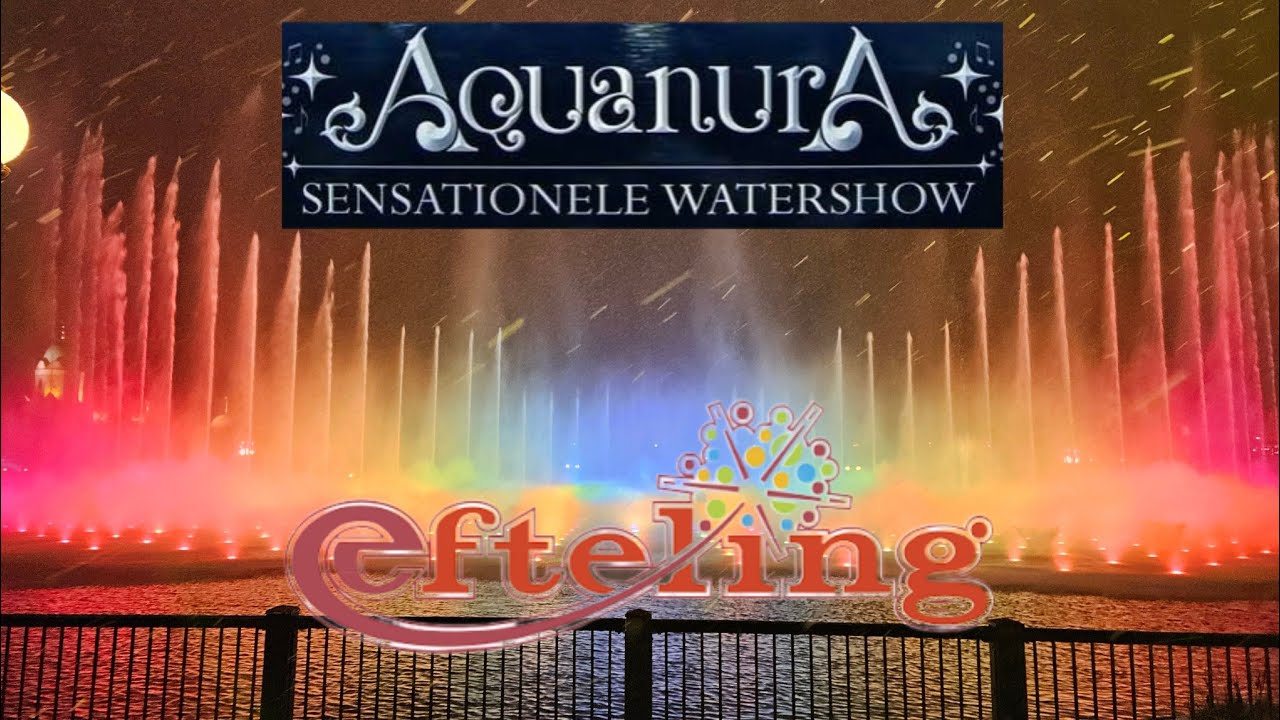 Efteling amazing Aquanura watershow 2026 in the snow ❄️ 