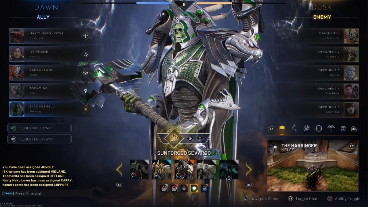 Sevarog Jungle IV - (ft. Kahawesome as Steel) Trying my new skin from a Q Core!