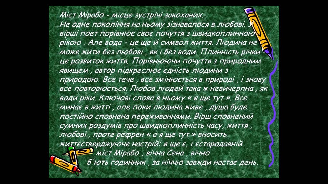 Гійом Аполлінер. Літературний портрет.