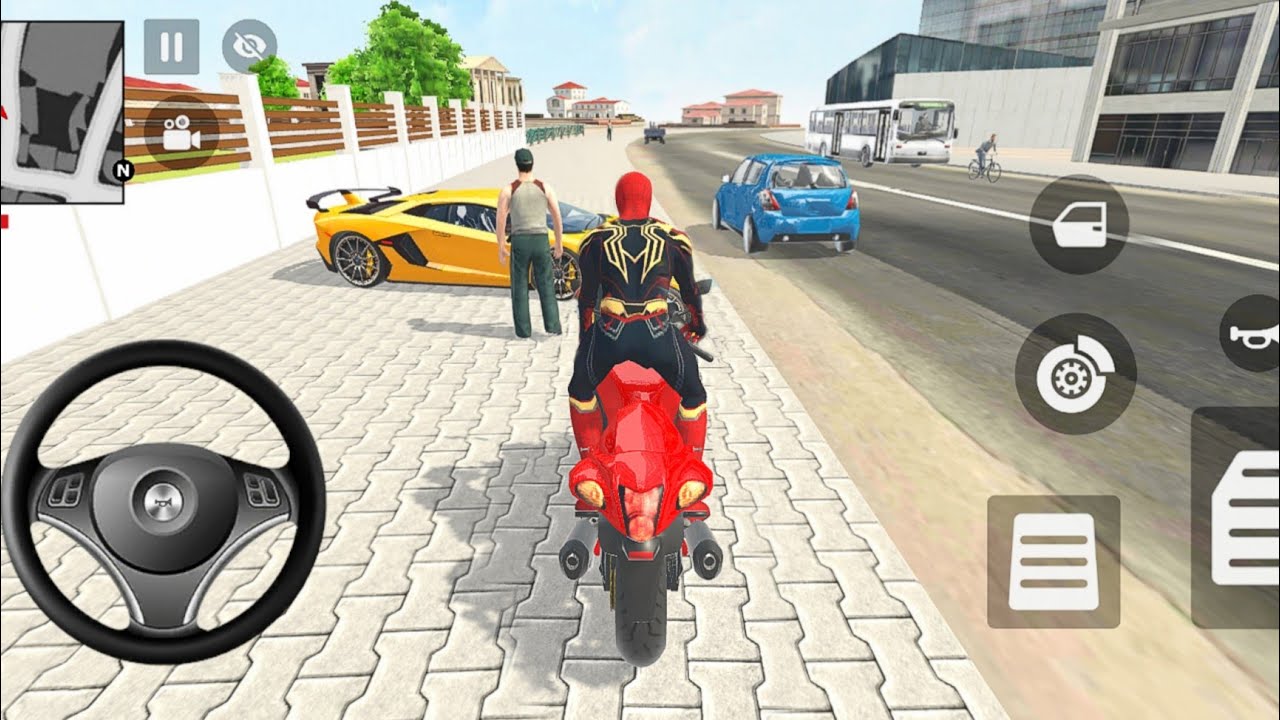 JUEGO de SPIDER MAN - Indian Theft Auto - Spider-Man Car Bike Game - Android Gameplay 