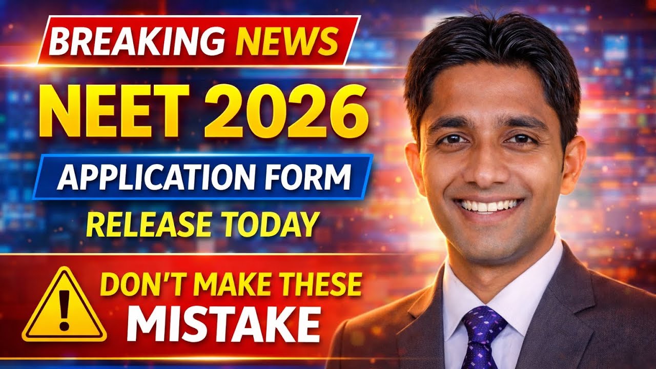 NEET 2026 APPLICATION FORM RELEASE #neet #students #study #information #motivation #subscribe #share
