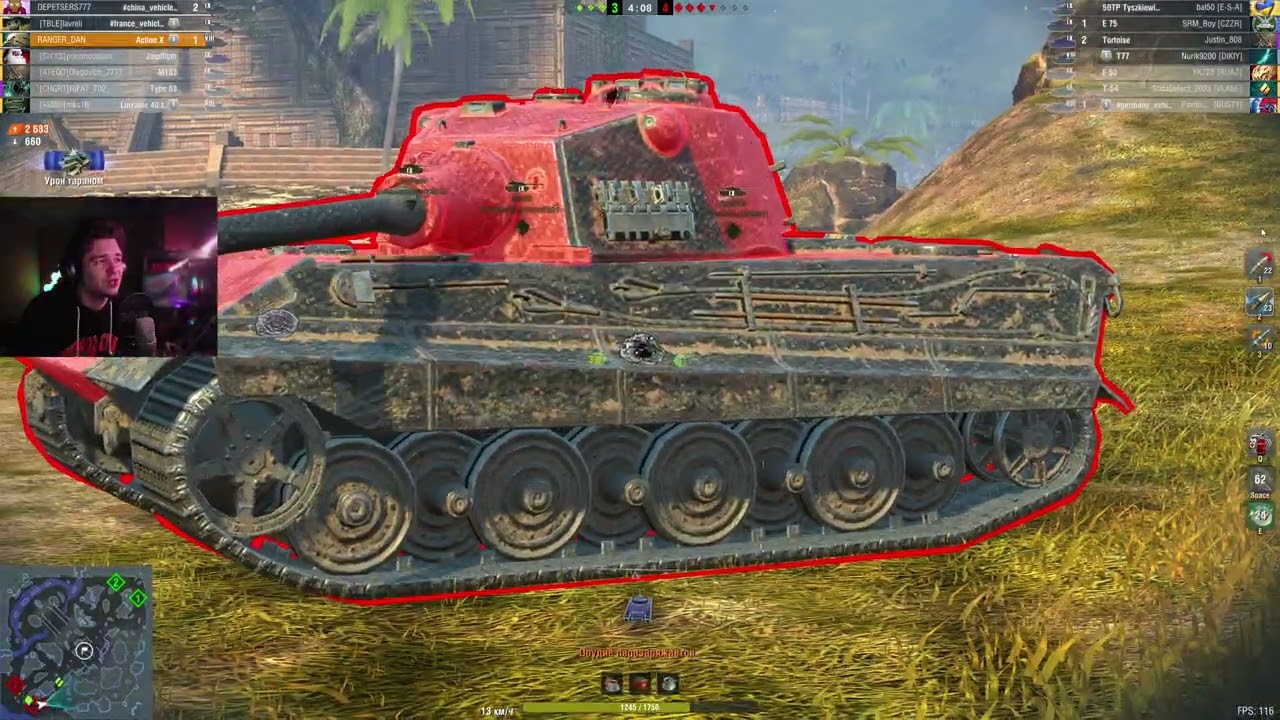 Я БОЮСЬ ЭТОЙ КАРТЫ ● НА ЧТО СПОСОБЕН МЕГА ДПМ ACTION X ● WoT Blitz