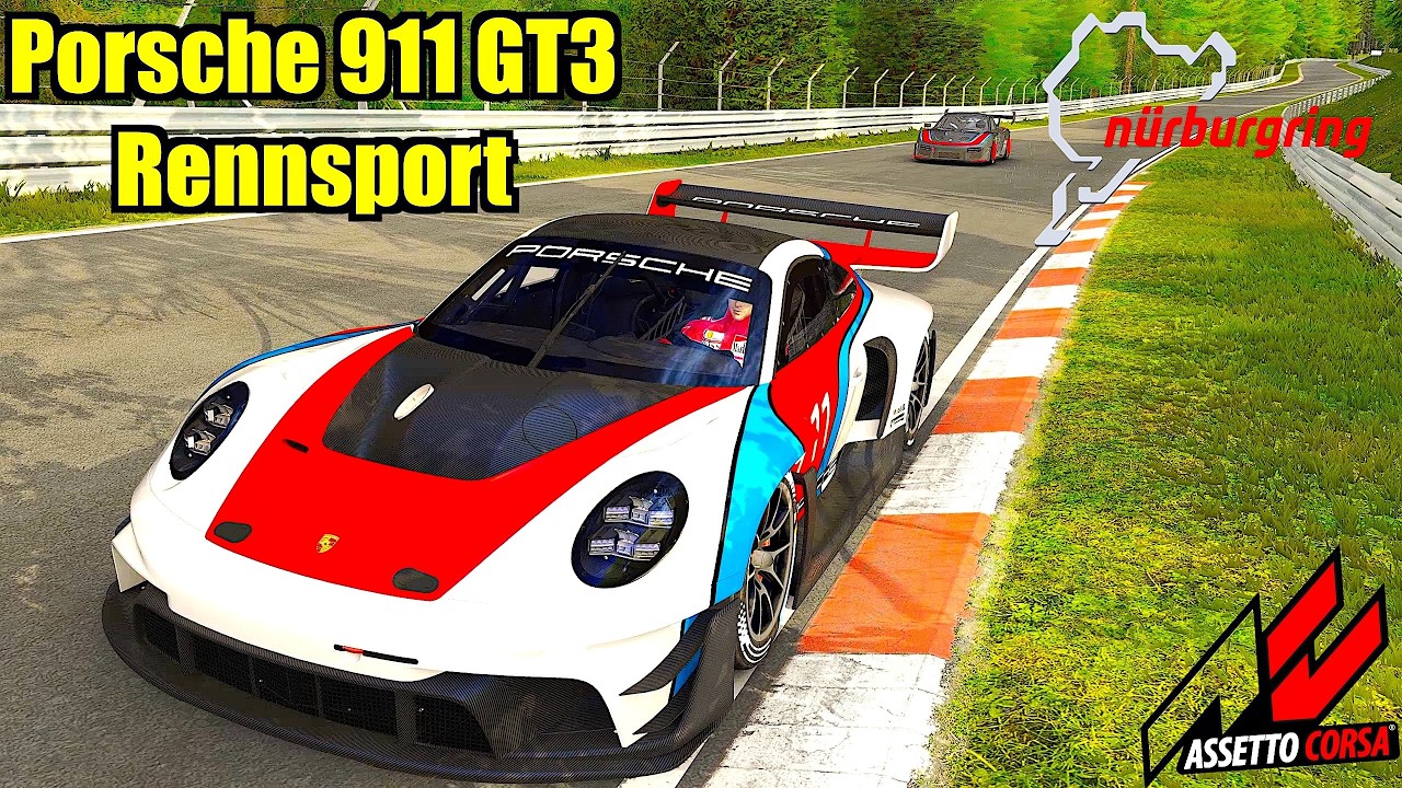 NEW Porsche 911 GT3 R Rennsport vs Nürburgring Nordschleife 7:47.863 | Assetto Corsa