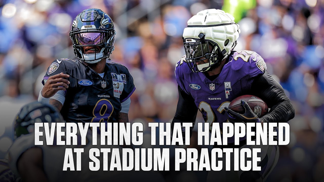 Everything That Happened at Ravens Stadium Practice | Baltimore Ravens