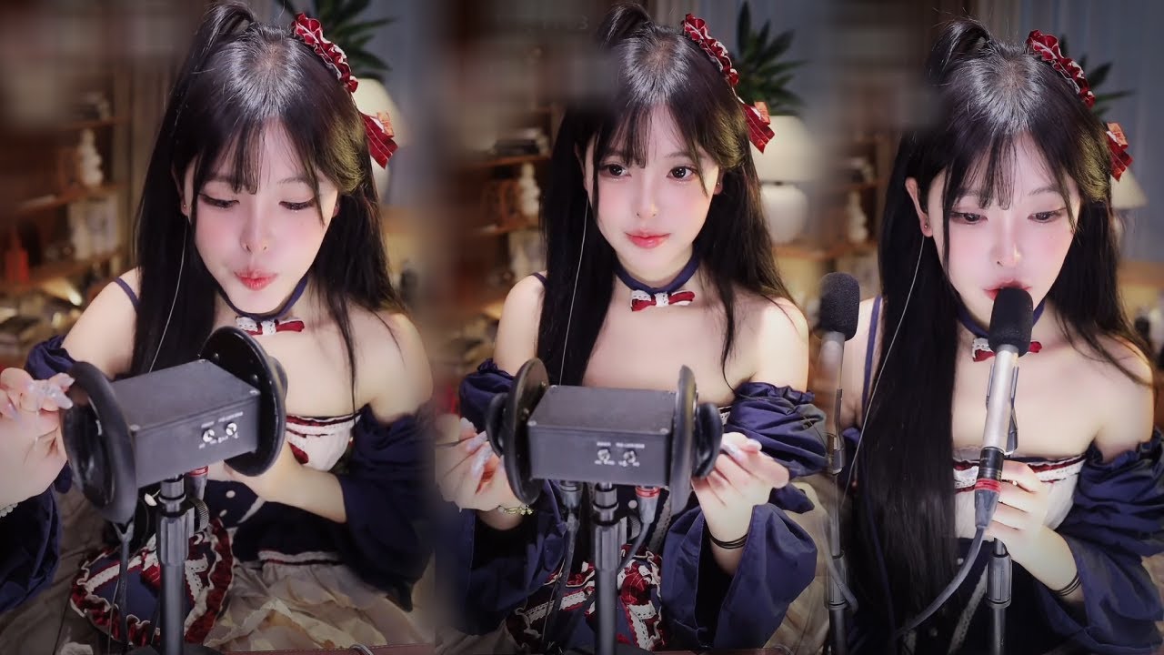 asmr ear blowing, asmr ear cleaning | 恩七不甜 ~ EnQi ASMR -2024-02-29