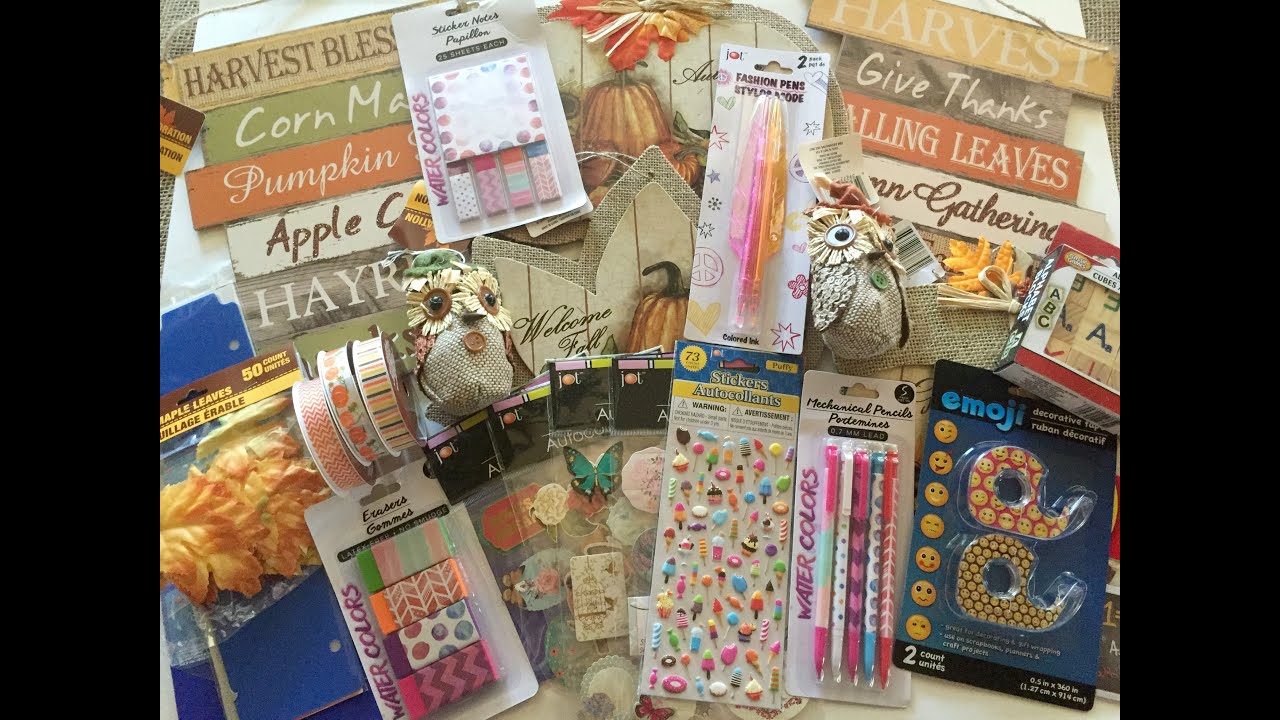 DOLLAR TREE HAUL | NEW 2016 FALL DECOR