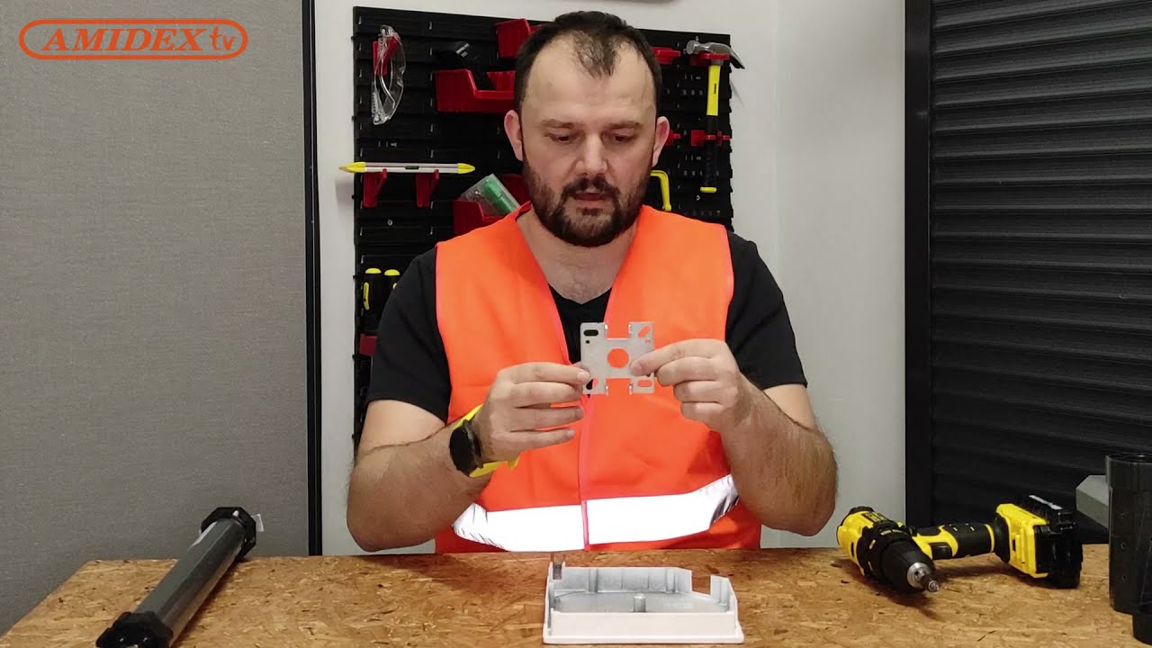 AmidexTV - montaż silnika elektrycznego w rolecie zewnętrznej krok po kroku