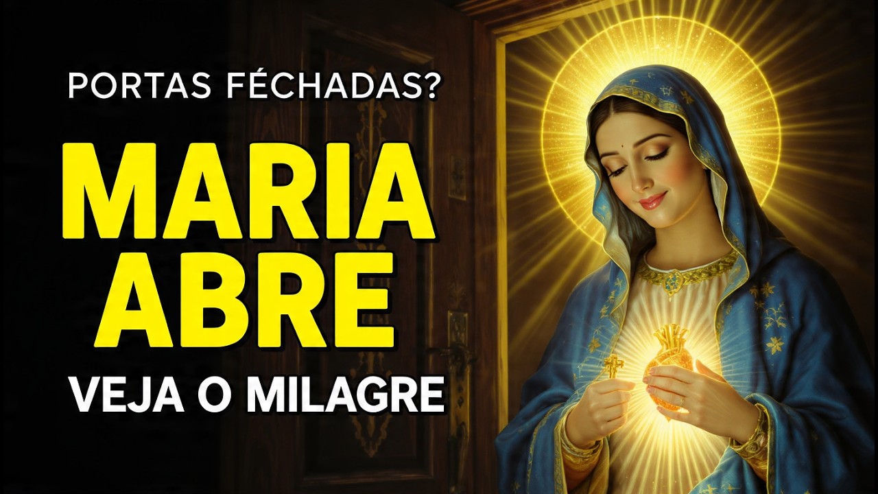 Portas Fechadas em 2026? 🚪✨ Faça Maria IR NA FRENTE e Abrir TUDO | Oração Urgente