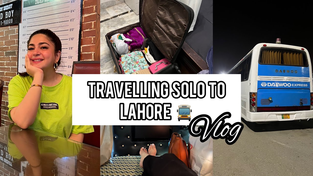 I TRAVELED SOLO ON A SLEEPER BUS FROM KARACHI TO LAHORE | GlossipsVlogs