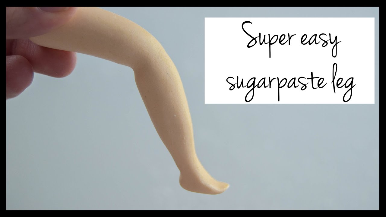Easy sugarpaste leg modeling | Core Skills