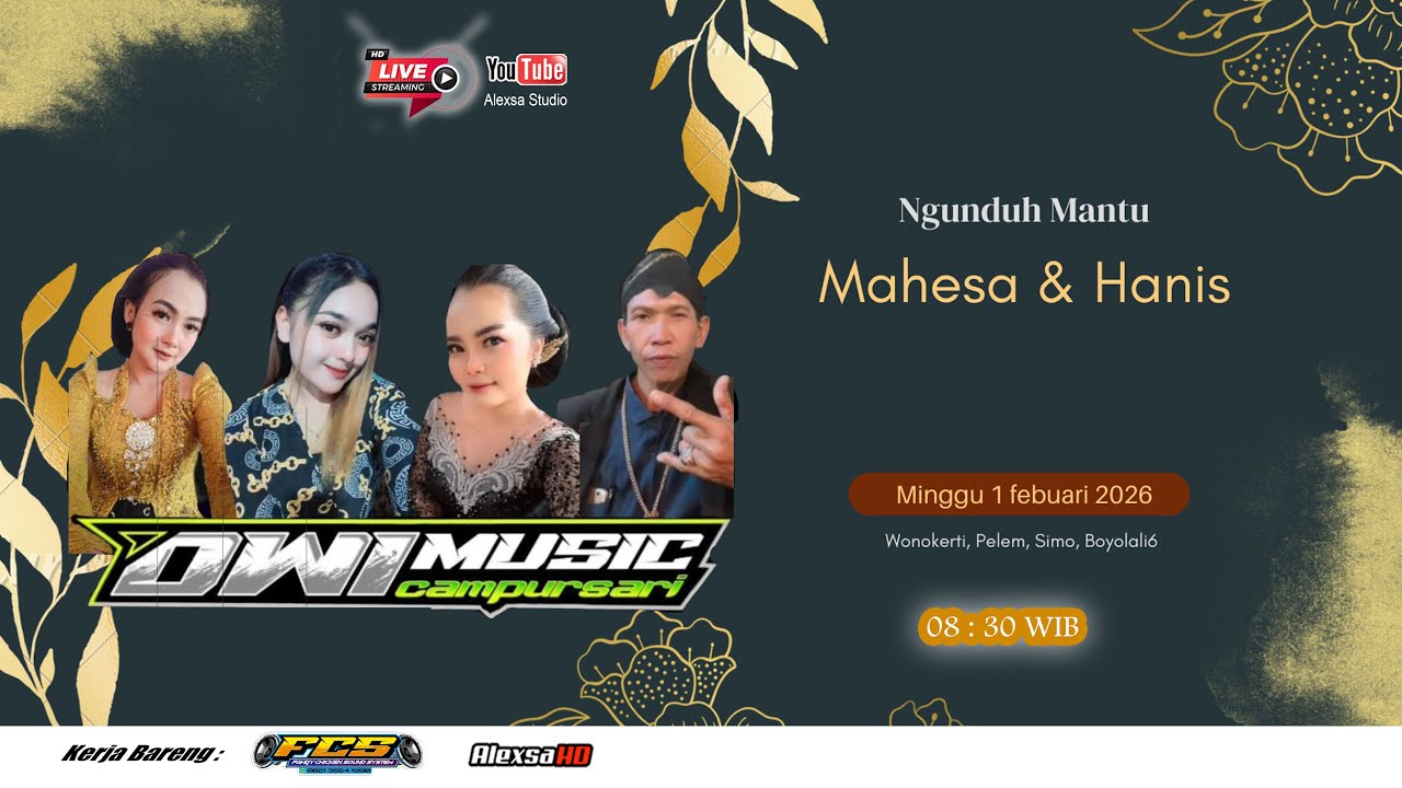 🔴📡Live Campursari DWI Musik || Ngunduh Mantu Mahesa & Hanis