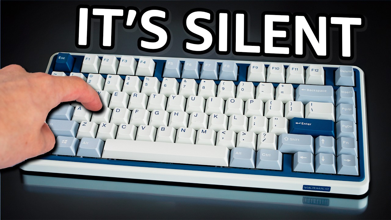 The Worlds QUIETEST Keyboard. 🔇