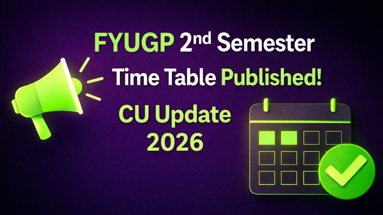 Calicut University FYUGP 2nd Semester Time Table 2026 Published | Exam Date & Time | UOC Update