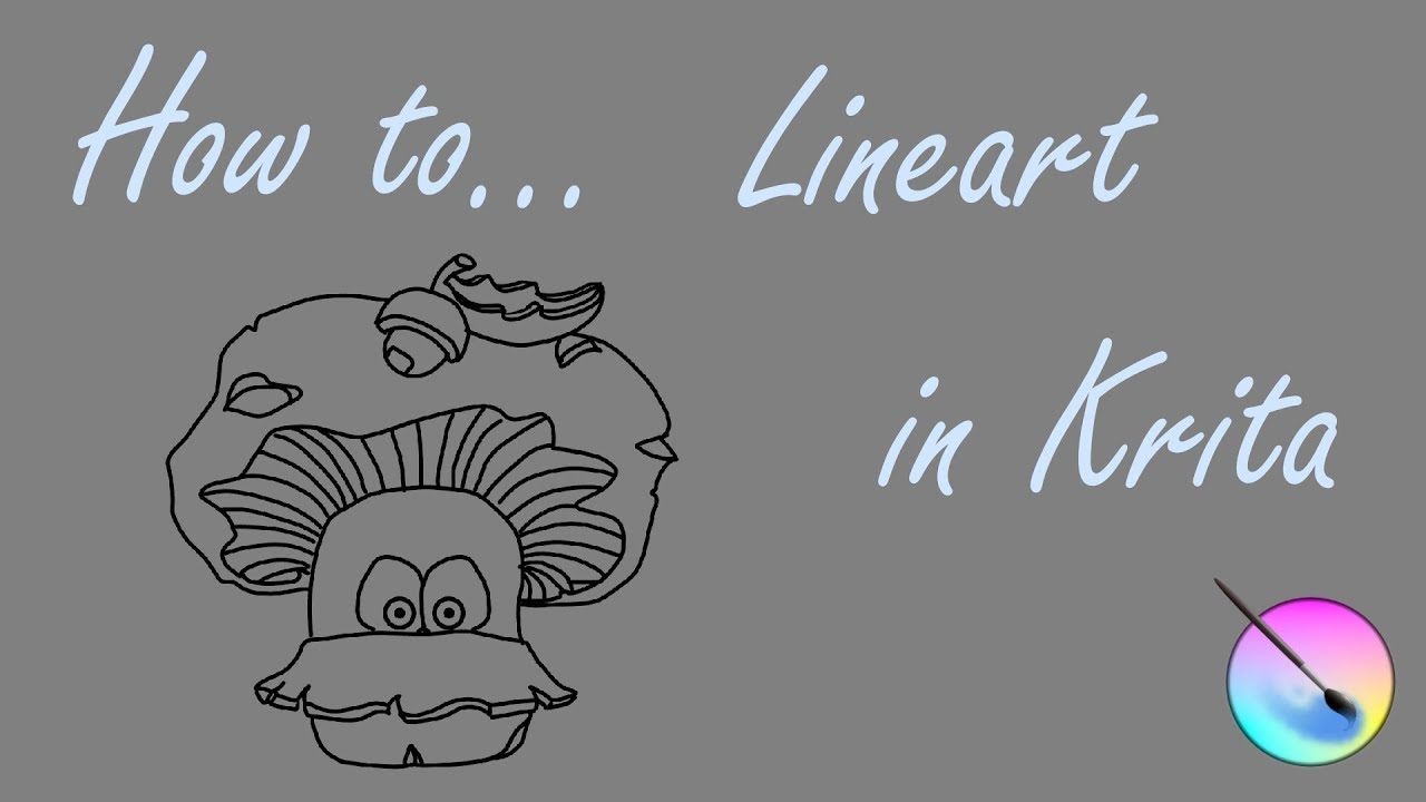 Lineart with Krita