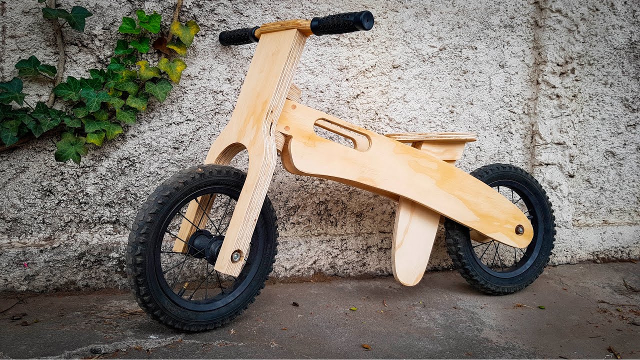 WOOD balance BIKE PLANS