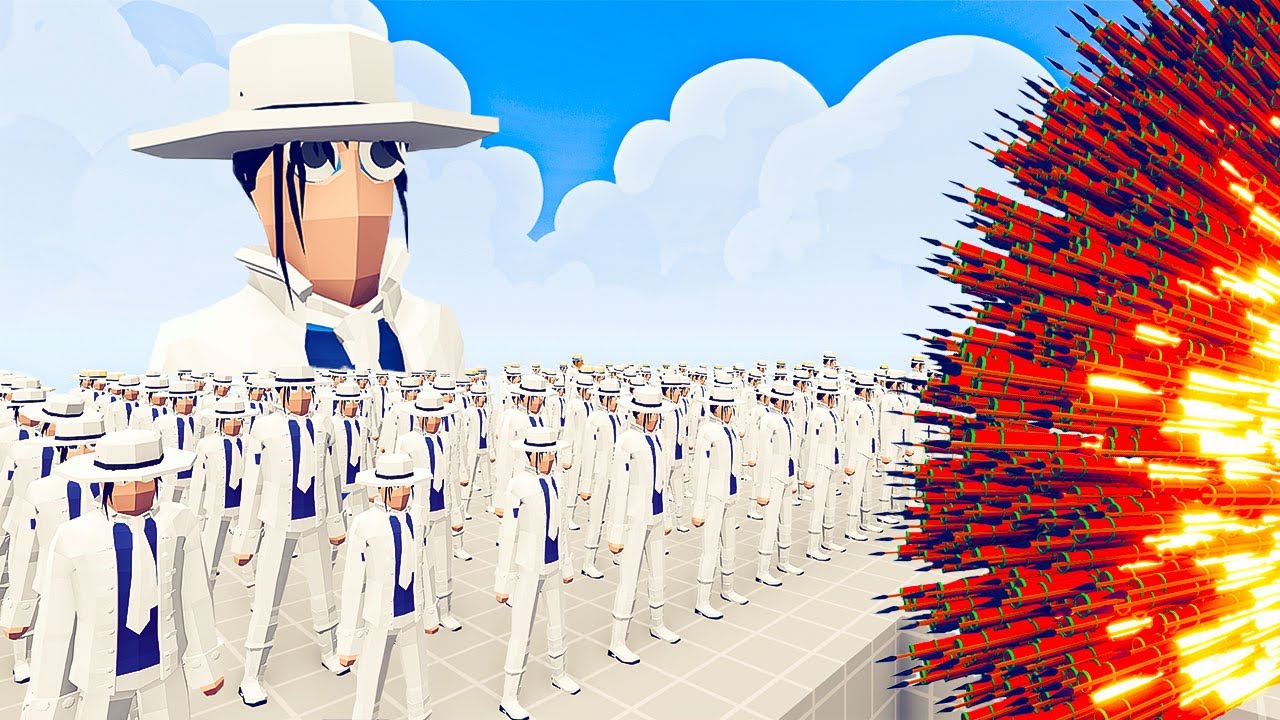 100x MICHAEL JACKSON +1xGIANT vs 1x EVERY GOD   Totally Accurate Battle Simulator TABS
