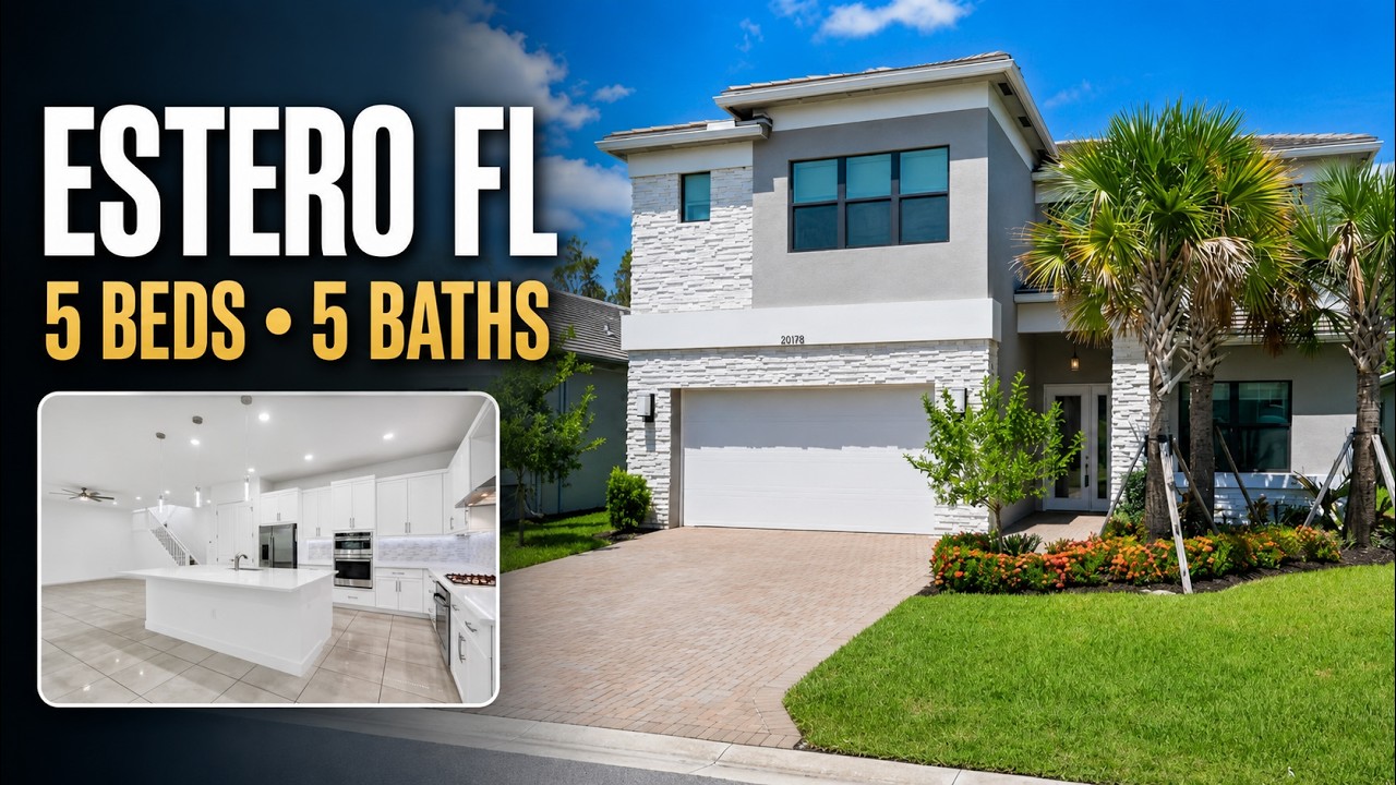 Estero 5-Bedroom Home | Nearly 4,000 Sq. Ft. in RiverCreek