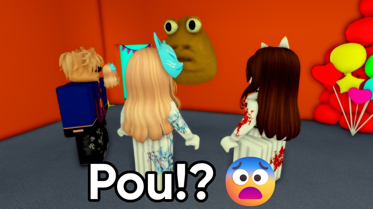 MIS HERMANOS CUIDAN a POU en ROBLOX, ¿QUE PUEDE SALIR MAL? 🔪💀