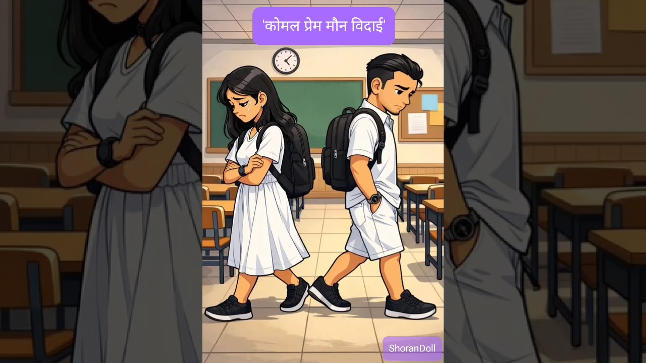 कोमल प्रेम, मौन विदाई (स्कूल का प्यार) #likesubscribeshare 🙏 thank you ❤️ @shorandoll4049 