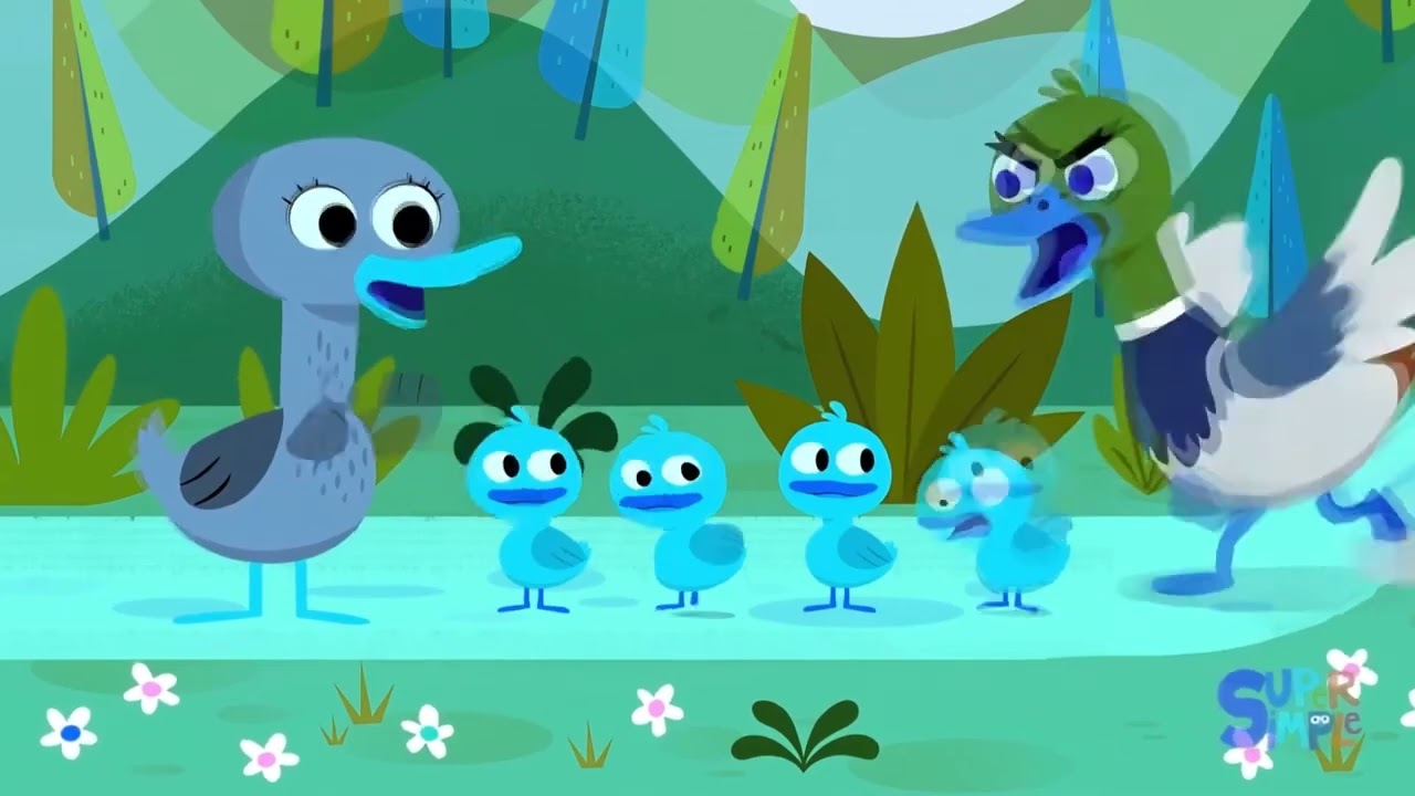Super Simple Songs Five Little Ducks Chased Intro Logo Sponsored By Klasky Csupo 2001 Effects