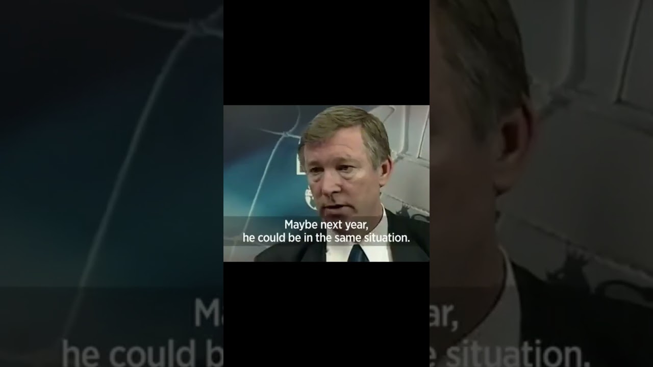 Sir Alex Ferguson 1996 Rages at Arsene Wenger about Ian Wrights and not understanding the league