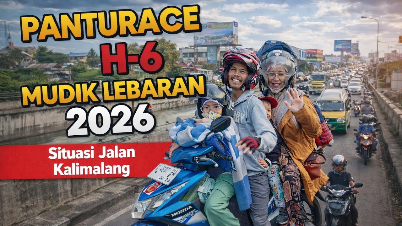 H-6 ARUS MUDIK LEBARAN 2026 - JALUR KALIMALANG MULAI BANYAK PEMUDIK KENDARAAN MOTOR 150326