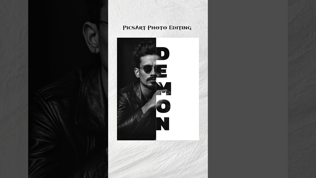 Text 💥 Creative Photo Editing Tutorial  #picsart #photography #shortvideo