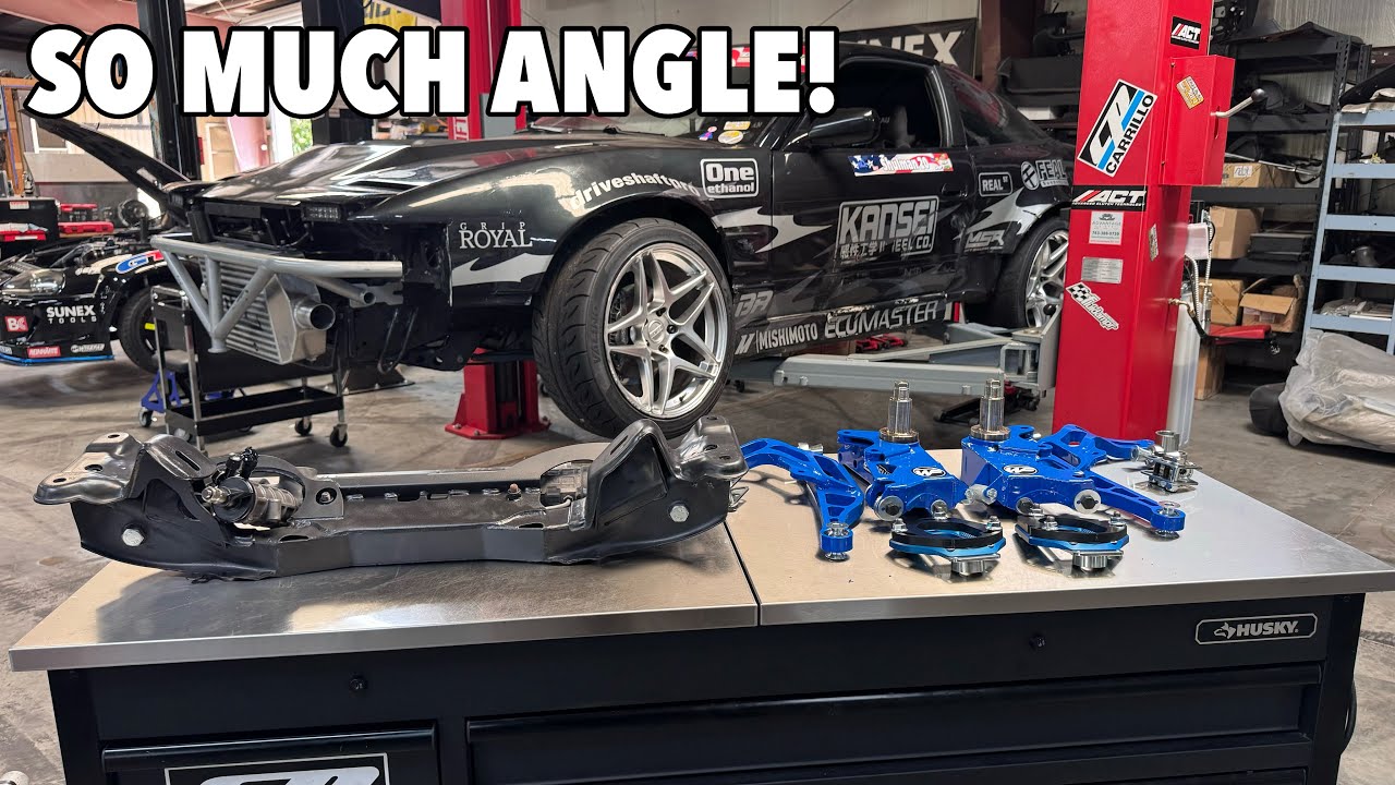 Установка комплекта угловых стоек WISEFAB S14/S15 V3 на мой S13 — всё, что вам нужно знать! (Част...