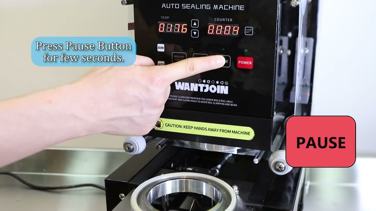 How to clean the cup sealing machine