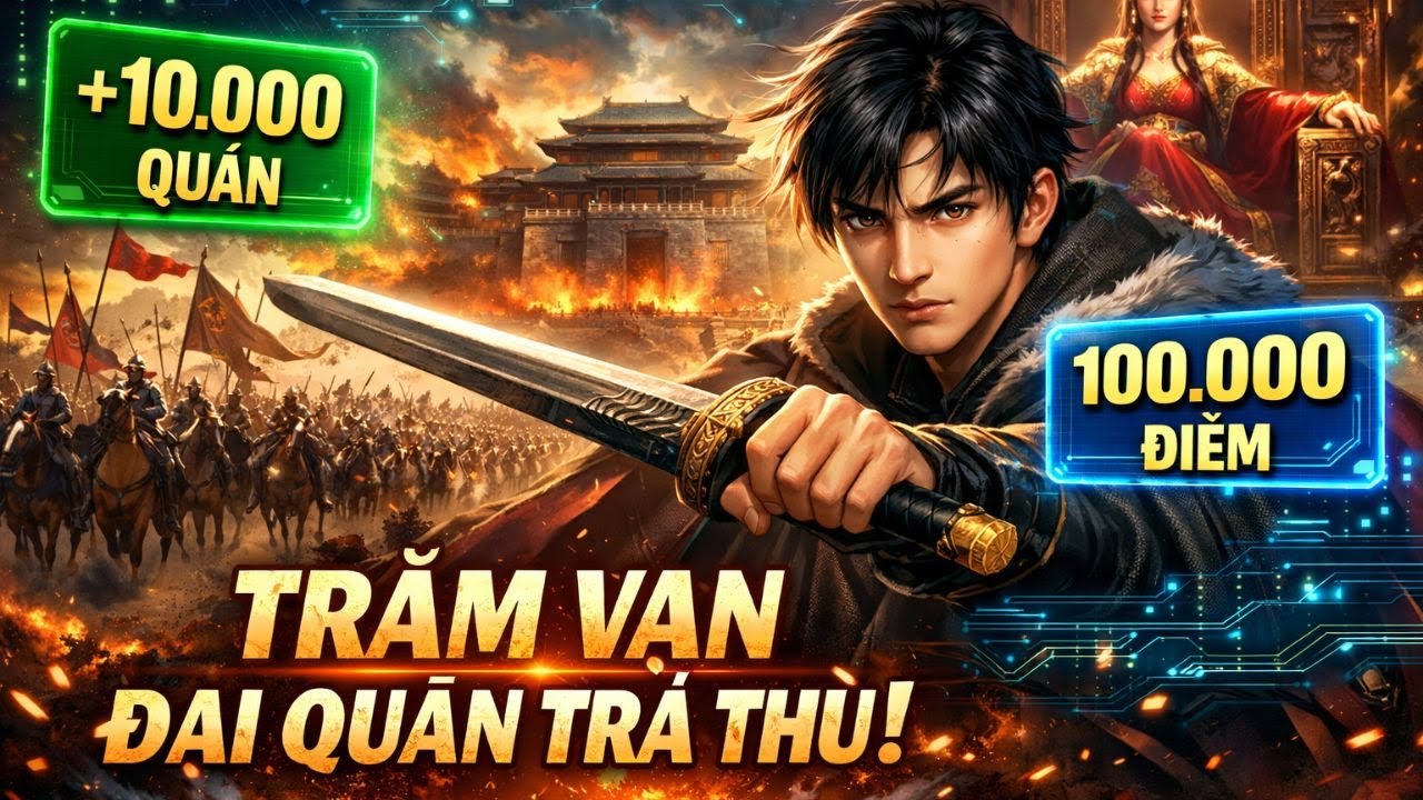 (CÓ KẾT) 100 VẠN HÙNG BINH - KHƠI BINH TRẢ THÙ CHO CHA - LẬT ĐỖ NỮ ĐẾ / LONGKAPHIM - AI