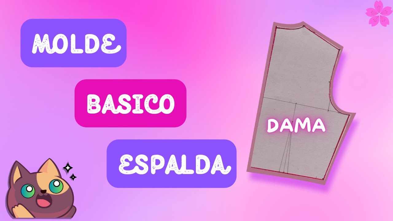 MOLDE BÁSICO ESPALDA // DAMA 