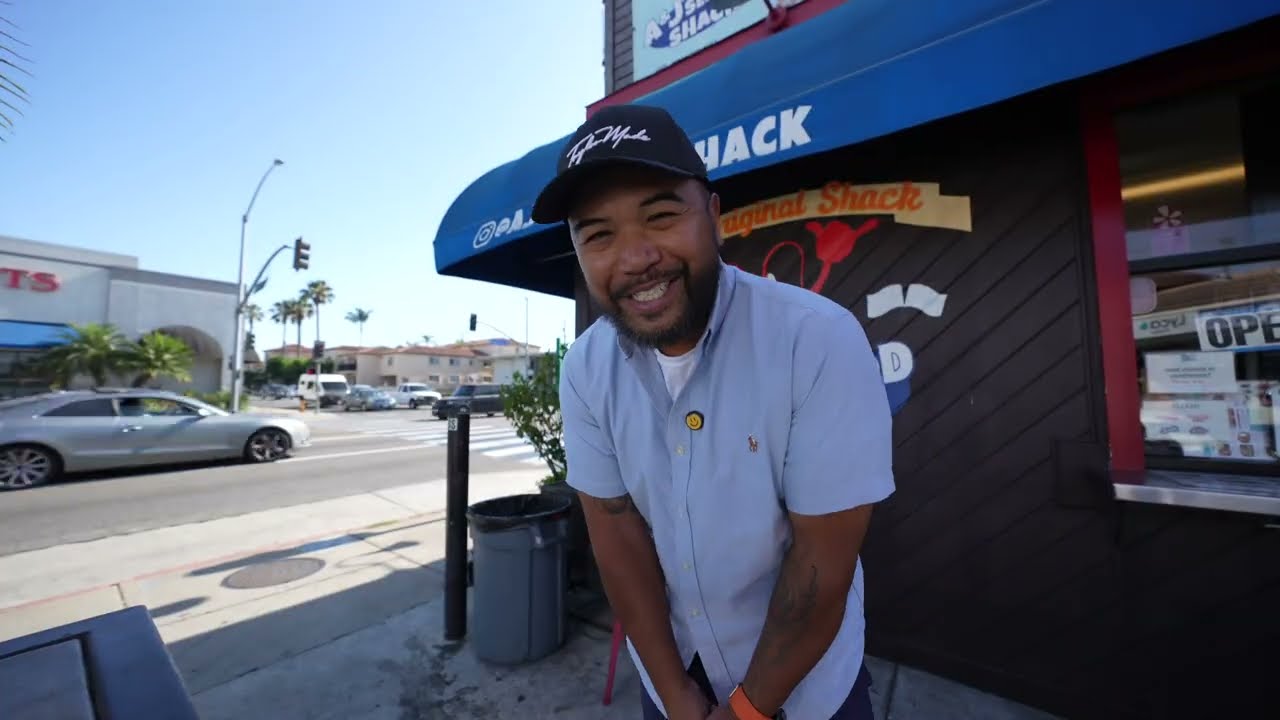 Amazing food at this Small Shack in Long Beach, Ca - AJ Seafood