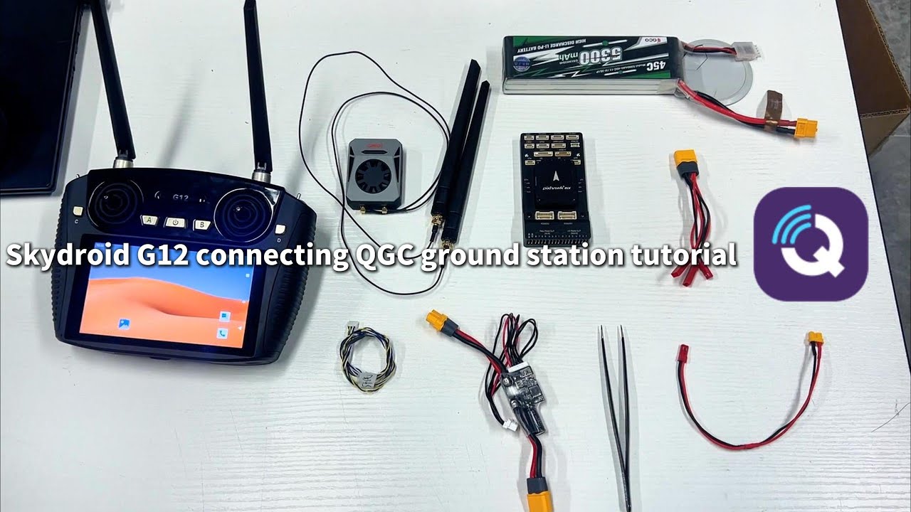 Skydroid G12 connecting QGC ground station tutorial