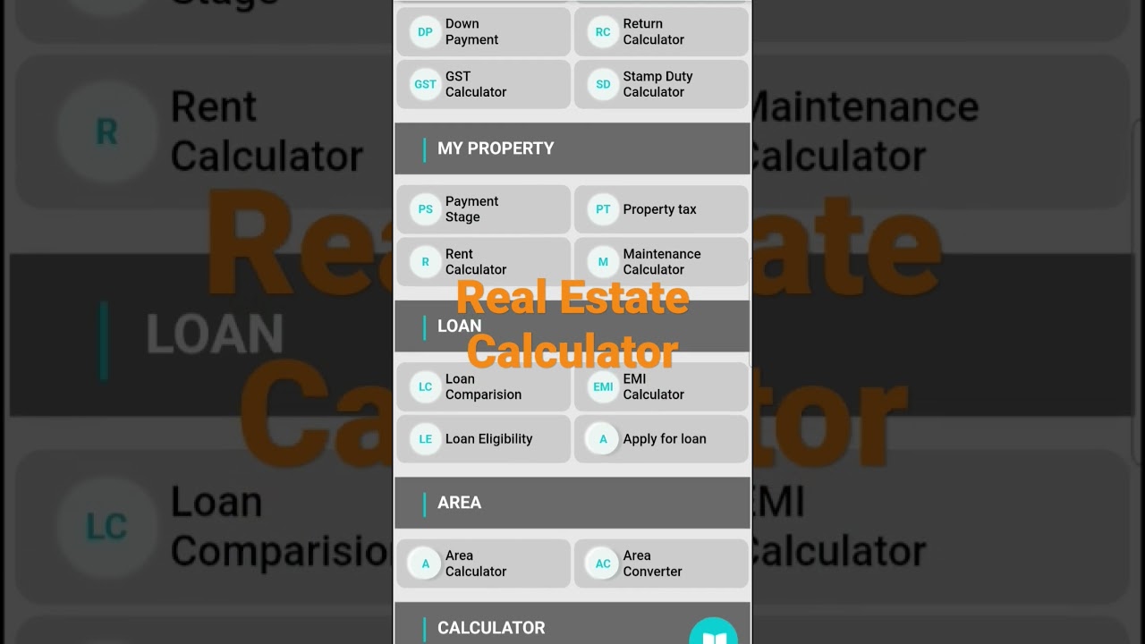 Real estate calculator  | property cost calculator 