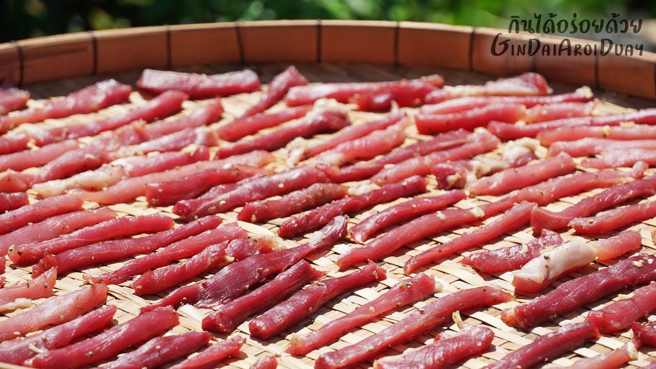 แดดดีๆ แจกสูตร หมูแดดเดียวสูตร1 เมนูทำง่าย หอม อร่อย พร้อมน้ำจิ้มแจ่วนัวๆ l กินได้อร่อยด้วย