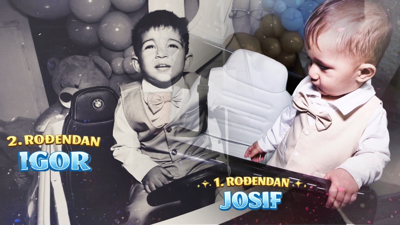 1 RODJENDAN JOSIF - 2 RODJENDAN IGOR 08.02.2026 BEOGRAD STUDIO ZVONKO 4K