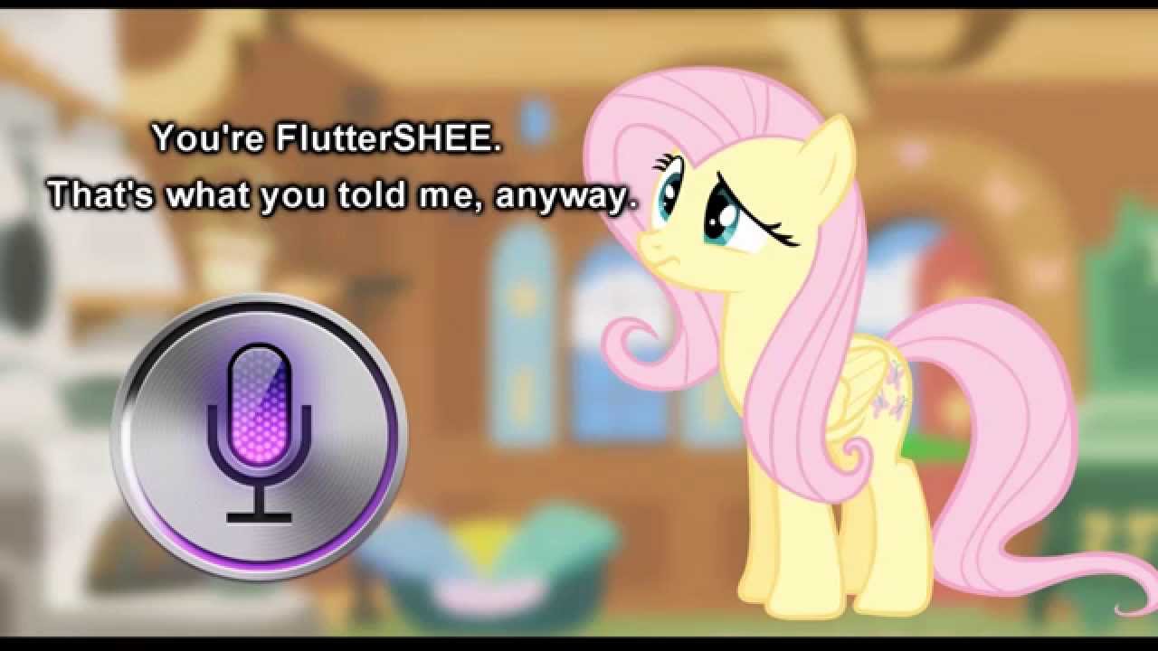 Fluttershy and Siri have a Conversation 🍉