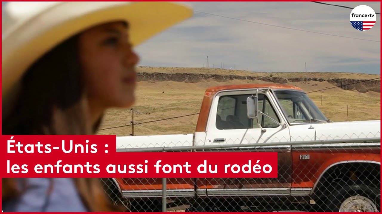 Aux États-Unis, les enfants aussi font du rodéo