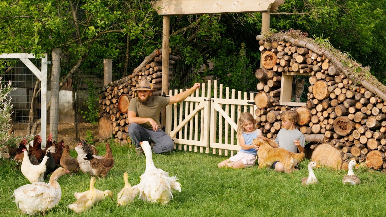 Spring on Our Family Farm with 4 Kids | Building, Planting & Chores