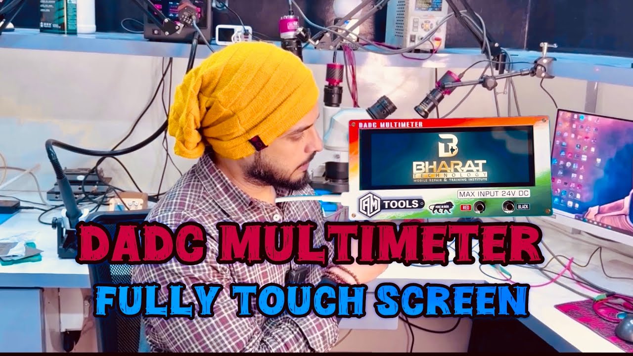 DADC Multimeter | Fully Touch Screen Advance Multimeter | @BharatTechnology @AMTOOLSINDIA