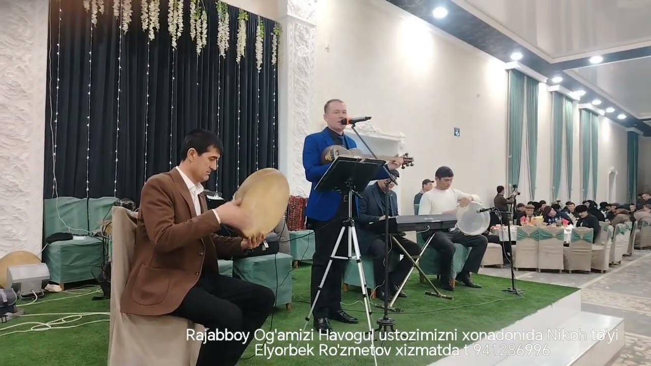Rajabboy Og'amizi xonadonida Nikoh to'y ELYORBEK Ro'zmetov xizmatda Admin 941286996 