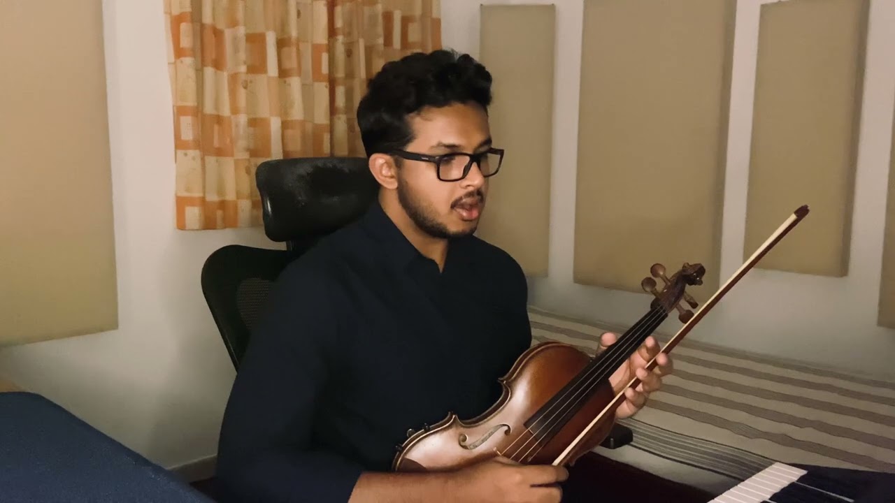 Sithin Ma Nosalee - Violin and Vocal Cover by Malshan